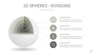 灰色3D球体切割PPT信息图6