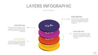 彩色3D分层PPT信息图19