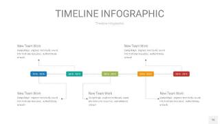 彩色时间轴PPT信息图16