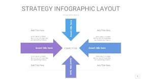 篮紫色战略计划统筹PPT信息图1