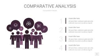 深紫色用户人群分析PPT图表9
