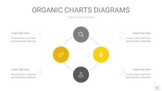 灰黄色循环PPT图表10