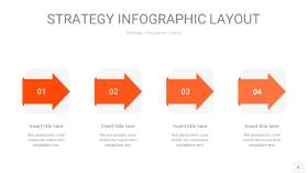 橘红色战略计划统筹PPT信息图6