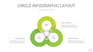 浅绿色圆形PPT信息图9