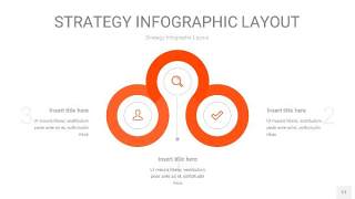 橘红色战略计划统筹PPT信息图17