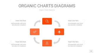 橘红色循环PPT图表15