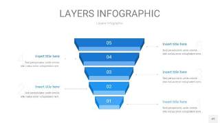 蓝色3D分层PPT信息图49