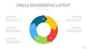 多色圆形PPT信息图14