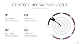 深紫色战略计划统筹PPT信息图26