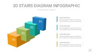 3D阶梯PPT图表25