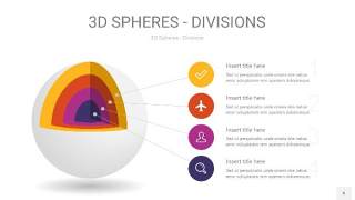 多彩3D球体切割PPT信息图6