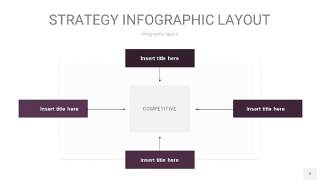 深紫色战略计划统筹PPT信息图2