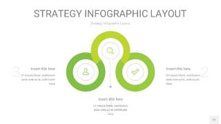 嫩绿色战略计划统筹PPT信息图17