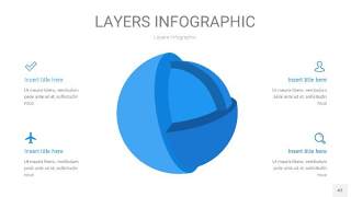 蓝色3D分层PPT信息图43