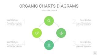 绿色循环PPT图表10