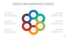 多彩圆形PPT信息图10