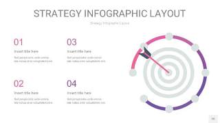 粉紫色战略计划统筹PPT信息图26