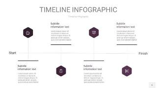 渐变紫色时间轴PPT信息图6
