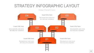橘红色战略计划统筹PPT信息图30