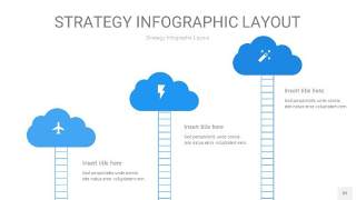 蓝色战略计划统筹PPT信息图32