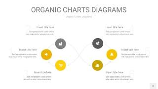 灰黄色循环PPT图表14