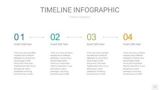 彩色时间轴PPT信息图11