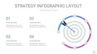 篮紫色战略计划统筹PPT信息图26