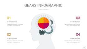 多色齿轮PPT信息图21
