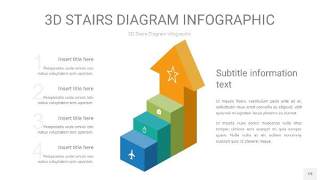 3D阶梯PPT图表19
