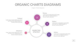 粉紫色循环PPT图表17
