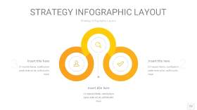 黄色战略计划统筹PPT信息图17