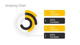 黄色办公人物PPT信息可视化图表39