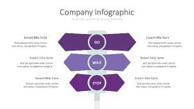 紫色思维箭头PPT信息可视化图表13