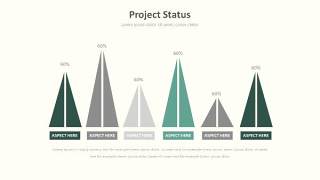灰绿色PPT信息可视化图表40