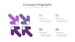 紫色思维箭头PPT信息可视化图表19