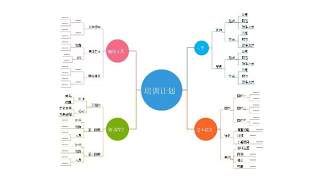 多色思维导图PPT信息可视化图表2