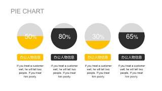黄色办公人物PPT信息可视化图表36