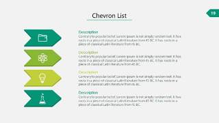 绿色信息可视化PPT图表19