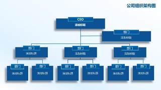 组织架构图PPT素材-15