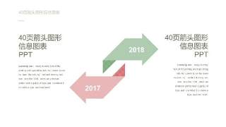 彩色箭头信息可视化PPT图表12