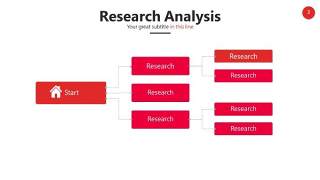 红色信息可视化PPT图表3