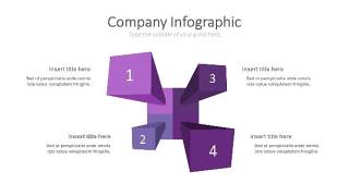 紫色思维箭头PPT信息可视化图表30