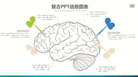 复古配色PPT信息可视化图表24