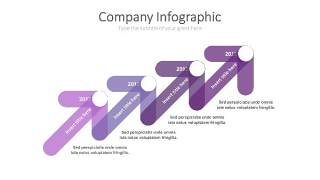 紫色思维箭头PPT信息可视化图表23