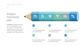 蓝色创意图形信息可视化PPT图表12