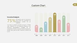 淡雅信息可视化PPT图表35