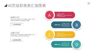 炫彩商务PPT信息可视化图表11