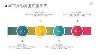 炫彩商务PPT信息可视化图表18