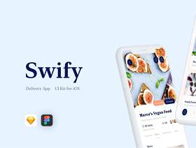 UI，交货，素描，药盒，Swify交付应用的iOS UI工具包