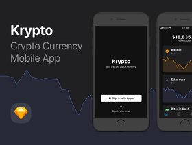 对于您的下一个区块链和加密项目。，Krypto UI Kit